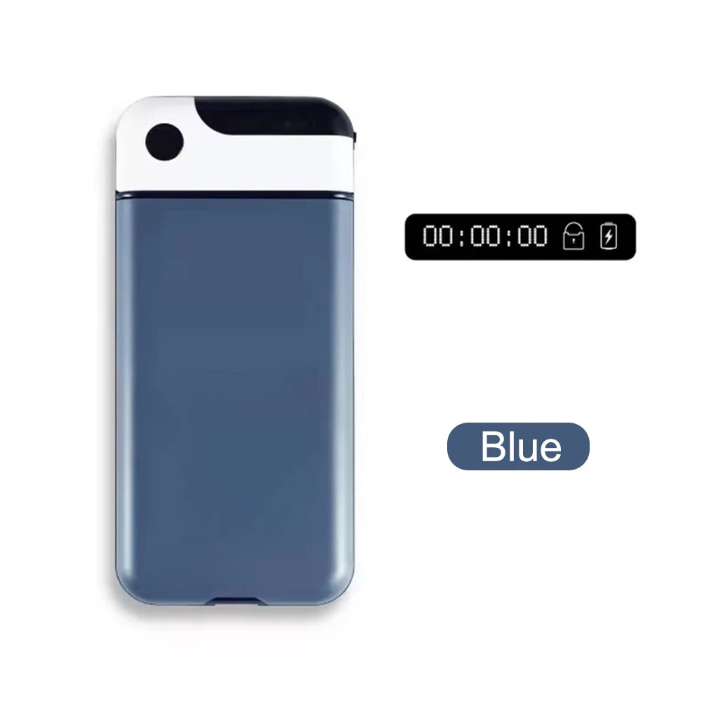 Mobile Phone Lock Box with Timer for Enhanced Self-Discipline - Timed Locking Case for Smartphones, Ideal for Students
