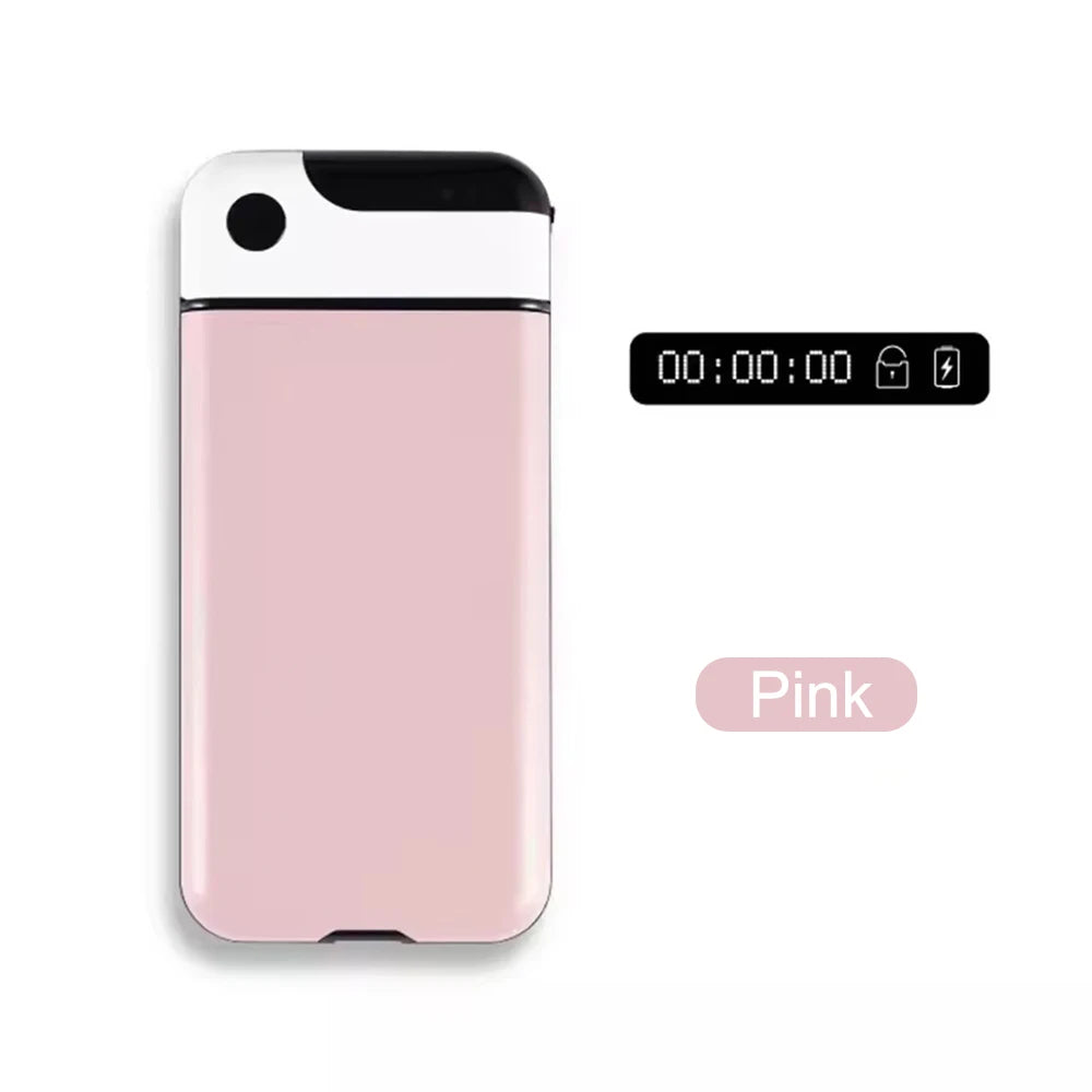 Mobile Phone Lock Box with Timer for Enhanced Self-Discipline - Timed Locking Case for Smartphones, Ideal for Students